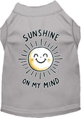 Load image into Gallery viewer, Adorable Cat or Dog Shirt for Pets "Sunshine on My Mind"

