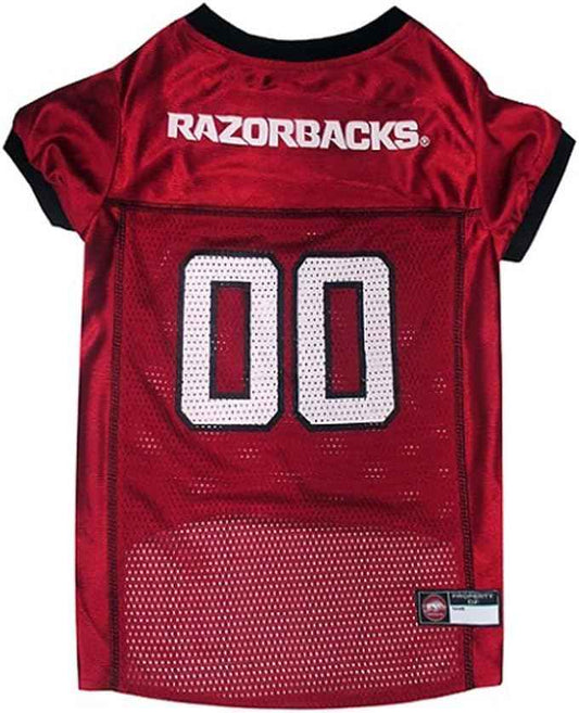 NCAA Arkansas Mesh Dog Jersey