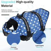 Polka Dot Dog Life Jacket