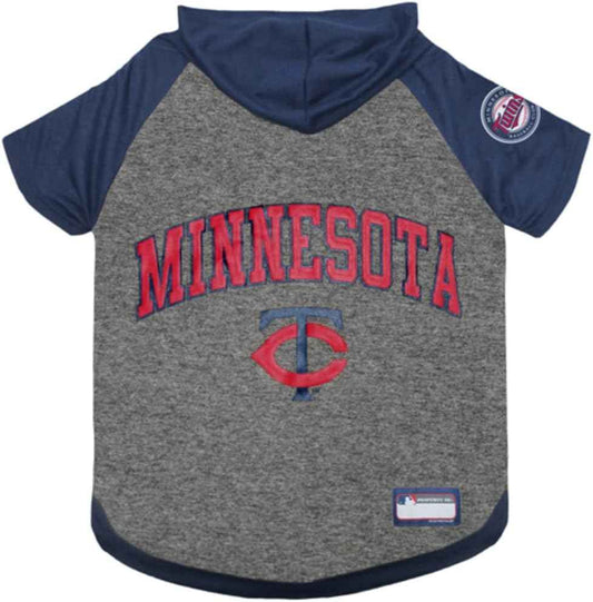 MLB Minnesota Twins Hooded Dog T-Shirt