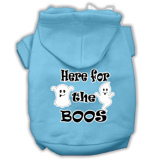 Halloween Pet Hoodie "Here For The Boos"