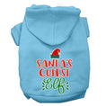 Load image into Gallery viewer, Christmas Pet Hoodie Screen Printed, "Santa's Cutest Elf"
