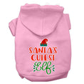 Load image into Gallery viewer, Christmas Pet Hoodie Screen Printed, "Santa's Cutest Elf"
