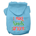 Load image into Gallery viewer, Christmas Pet Hoodie Screen Printed, "I Make Spirits Bright"
