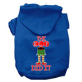 Load image into Gallery viewer, Christmas Pet Hoodie Screen Printed, "The Elf Did It"
