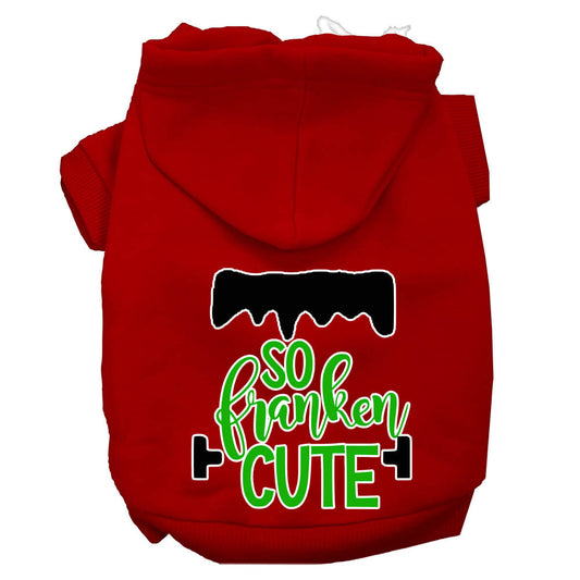 Halloween Pet Hoodie "So Franken Cute"