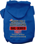 Load image into Gallery viewer, Christmas Pet Hoodie Screen Printed, "North Pole Correctional"
