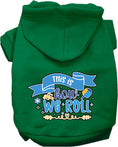 Load image into Gallery viewer, Hanukkah Pet, Dog and Cat Hoodie Screen Printed, "This Is How We Roll"
