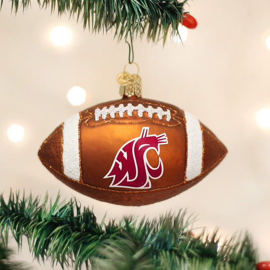 WSU Football Ornament - Southlake Paws