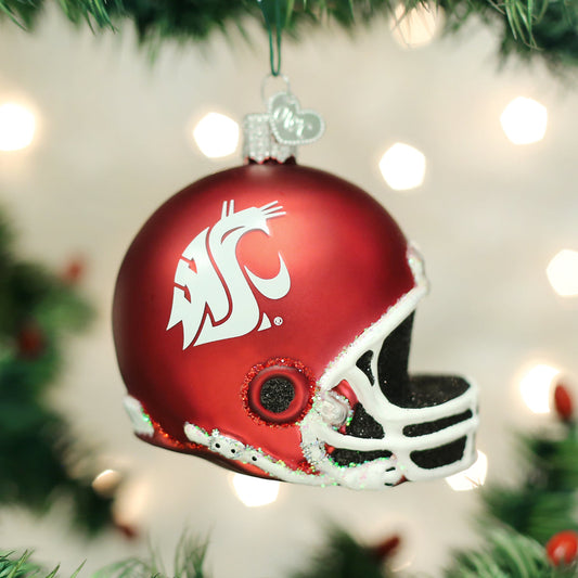 WSU Helmet Ornament - Southlake Paws