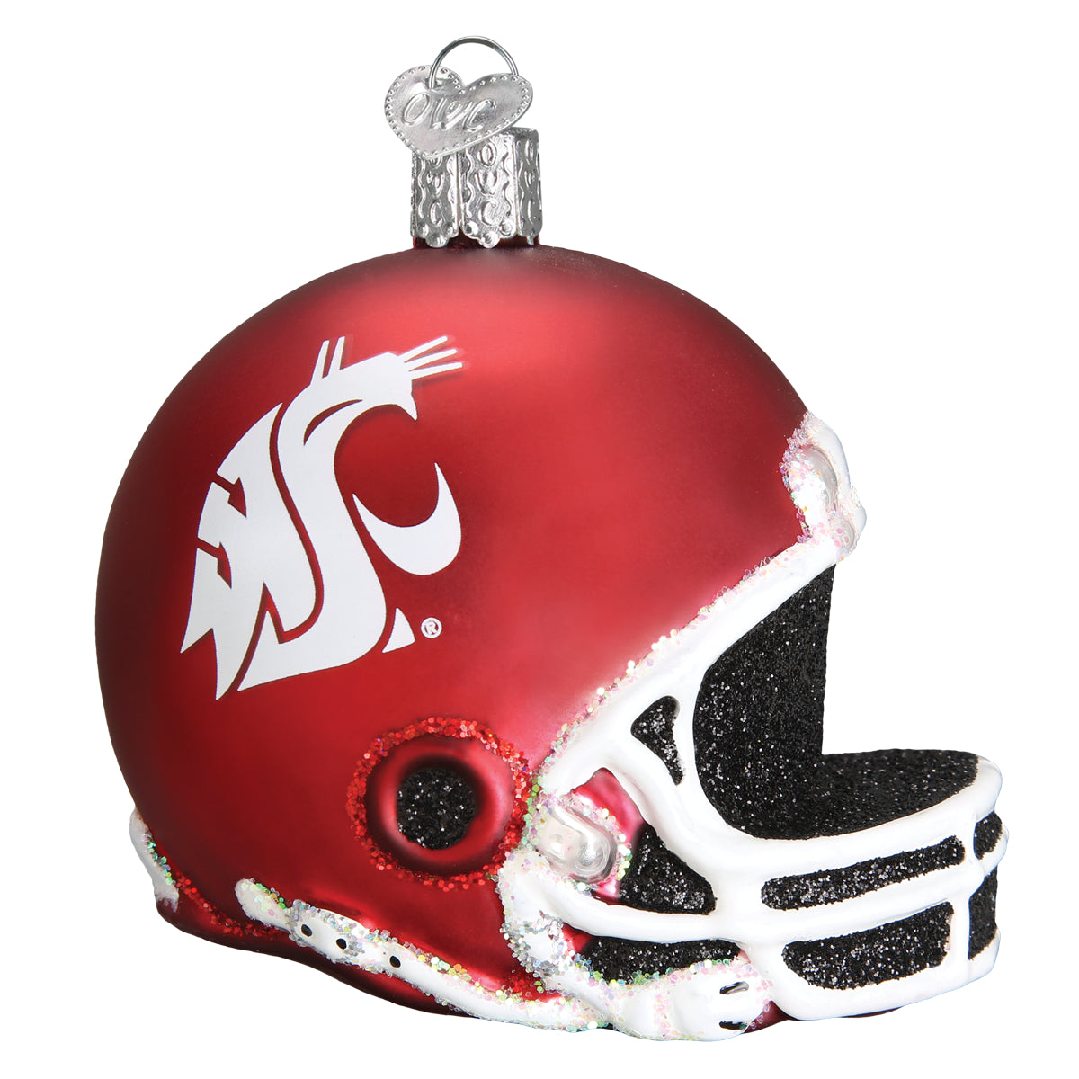 WSU Helmet Ornament - Southlake Paws