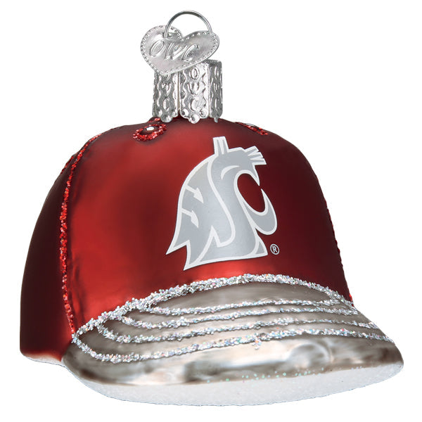 Washington State Baseball Cap Ornament - Southlake Paws