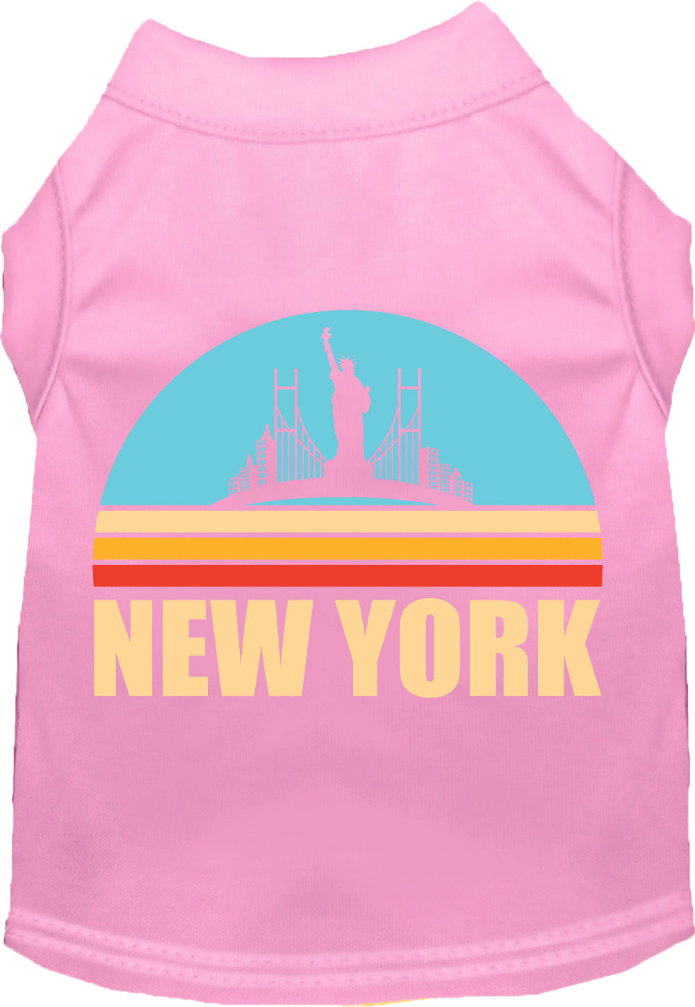 Adorable Cat or Dog Shirt for Pets "Retro New York"