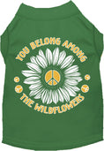 Load image into Gallery viewer, Sweet Cat or Dog Shirt for Pets "Among the Wildflowers"
