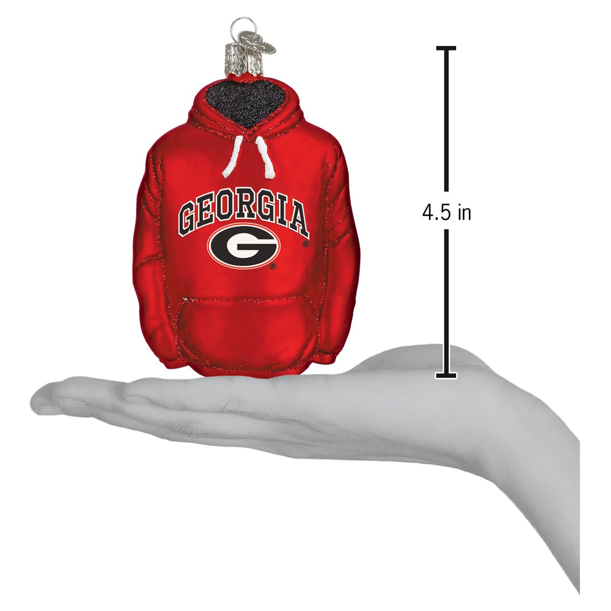 Georgia Hoodie Ornament - Southlake Paws