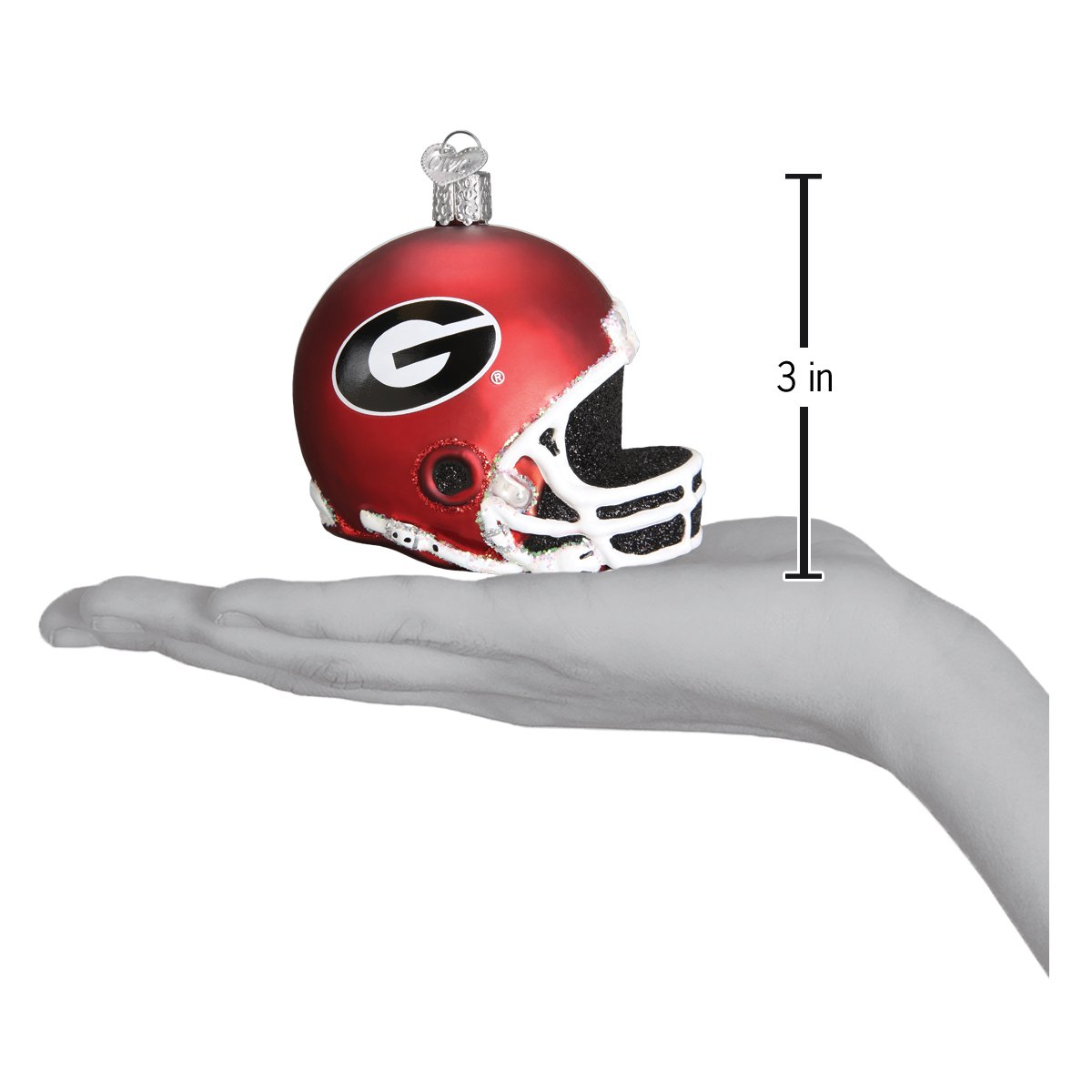 Georgia Helmet Ornament - Southlake Paws