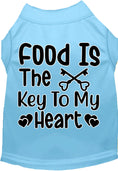 Load image into Gallery viewer, Fun Cat or Dog Shirt for Pets "Food is the Key"

