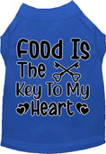 Load image into Gallery viewer, Fun Cat or Dog Shirt for Pets "Food is the Key"
