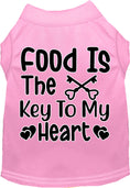 Load image into Gallery viewer, Fun Cat or Dog Shirt for Pets "Food is the Key"
