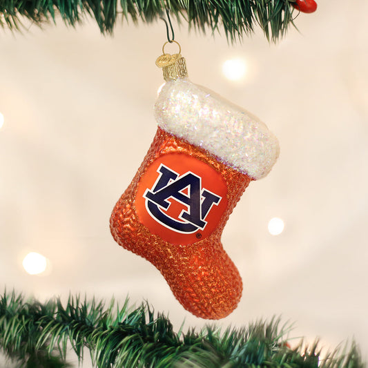 Auburn Stocking Ornament - Southlake Paws