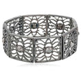Load image into Gallery viewer, Square Butterfly Filigree Crystal Stretch Bracelet
