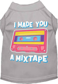 Load image into Gallery viewer, Fun Retro Cat or Dog Shirt for Pets "Made You a Mixtape"
