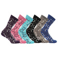 Load image into Gallery viewer, AWST Int'l Lucky Horseshoes Socks 6 pack
