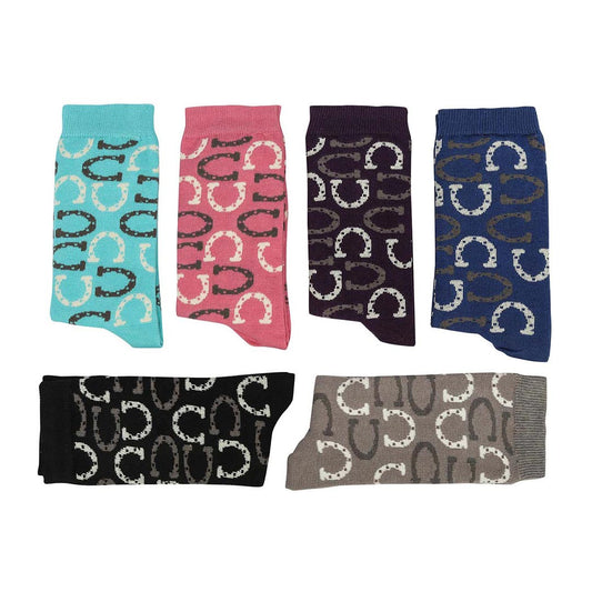 AWST Int'l Lucky Horseshoes Socks 6 pack - image 2
