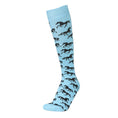 Load image into Gallery viewer, AWST Int'l Ladies "Lila" Galloping Horses Knee Socks - 6 Pack
