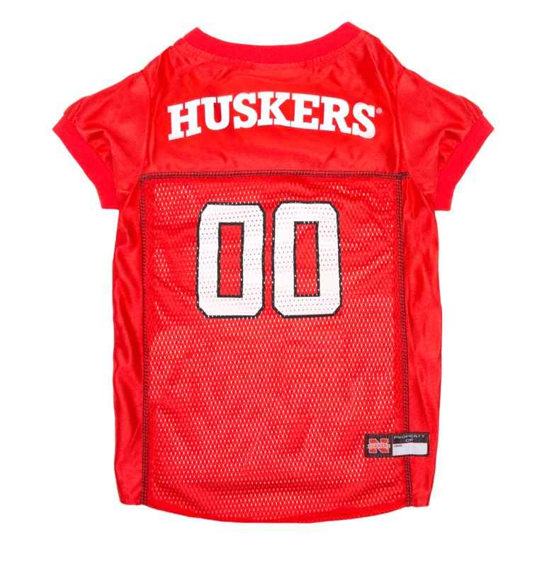 Nebraska Huskers College Dog Jersey - Official College Sports Pet Fan Apparel