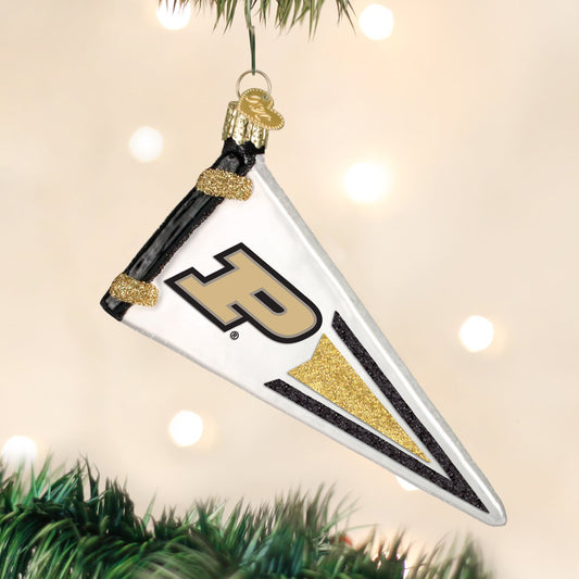 Purdue Pennant Ornament - Southlake Paws