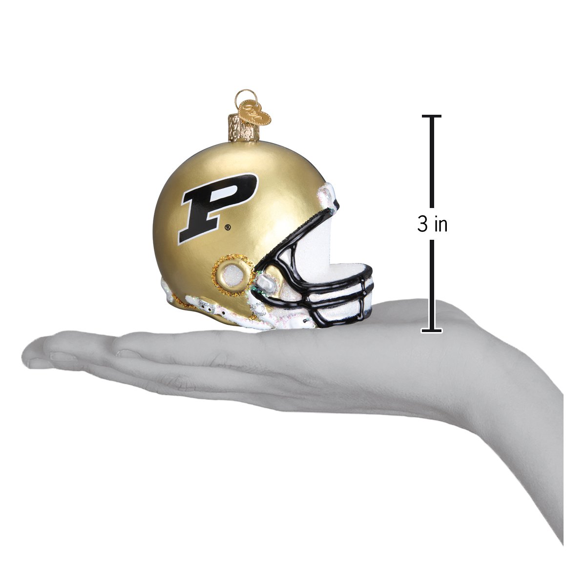 Purdue Helmet Ornament - Southlake Paws
