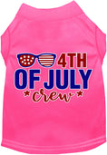 Load image into Gallery viewer, Patriotic Cat or Dog Shirt for Pets "Chill 4th of July Crew"
