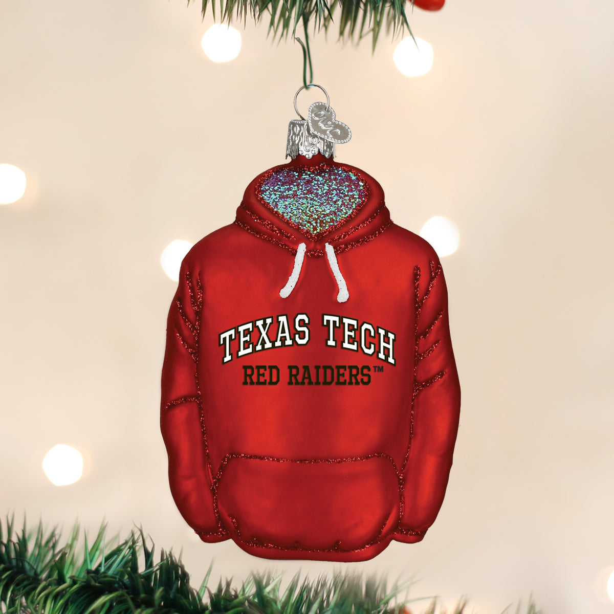 Texas Tech Hoodie Ornament - Southlake Paws