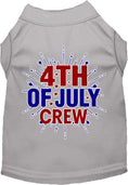 Load image into Gallery viewer, Patriotic Cat or Dog Shirt for Pets "Fireworks and 4th of July Crew"

