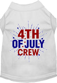 Load image into Gallery viewer, Patriotic Cat or Dog Shirt for Pets "Fireworks and 4th of July Crew"
