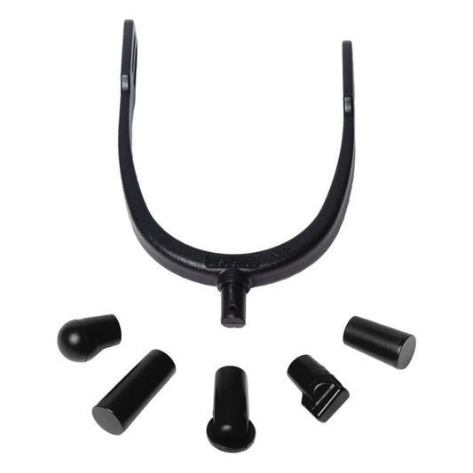 Compositi Kit Hotspur Compositi Black 5 In 1 (Pair Of Spurs + 5 Interchangeable Heads)