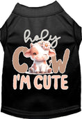 Load image into Gallery viewer, Adorable Cat or Dog Shirt for Pets "Holy Cow, I'm Cute"
