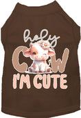 Load image into Gallery viewer, Adorable Cat or Dog Shirt for Pets "Holy Cow, I'm Cute"
