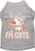 Load image into Gallery viewer, Adorable Cat or Dog Shirt for Pets "Holy Cow, I'm Cute"
