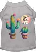 Load image into Gallery viewer, Adorable Cat or Dog Shirt for Pets "Don't Touch Me Cactus"
