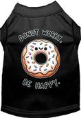 Load image into Gallery viewer, Adorable Cat or Dog Shirt for Pets "Donut Worry, Be Happy"
