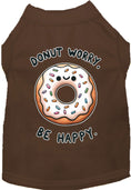 Load image into Gallery viewer, Adorable Cat or Dog Shirt for Pets "Donut Worry, Be Happy"

