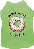 Load image into Gallery viewer, Adorable Cat or Dog Shirt for Pets "Donut Worry, Be Happy"
