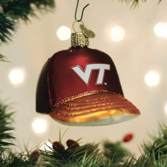 Virginia Tech Baseball Cap Ornament - Southlake Paws