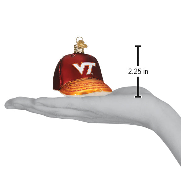 Virginia Tech Baseball Cap Ornament - Southlake Paws