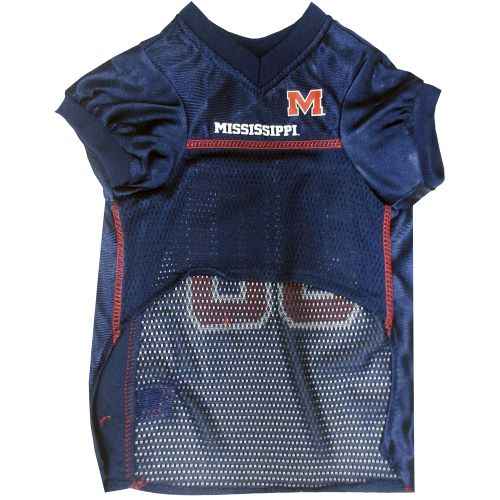 Mississippi Rebels College Dog Jersey - Official College Sports Pet Fan Apparel