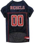 Load image into Gallery viewer, Mississippi Rebels College Dog Jersey - Official College Sports Pet Fan Apparel
