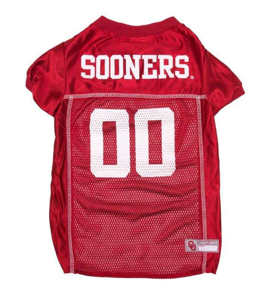 Oklahoma Sooners College Dog Jersey - Official College Sports Pet Fan Apparel