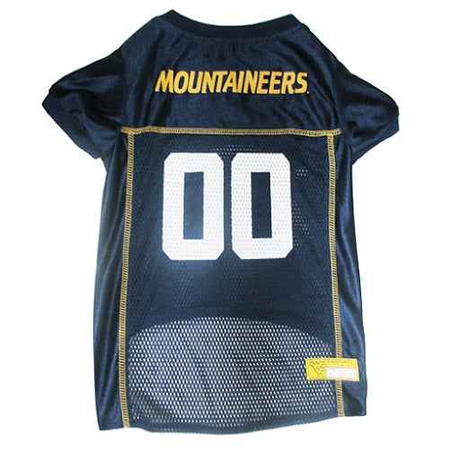 West Virginia College Dog Jersey - Official College Sports Pet Fan Apparel